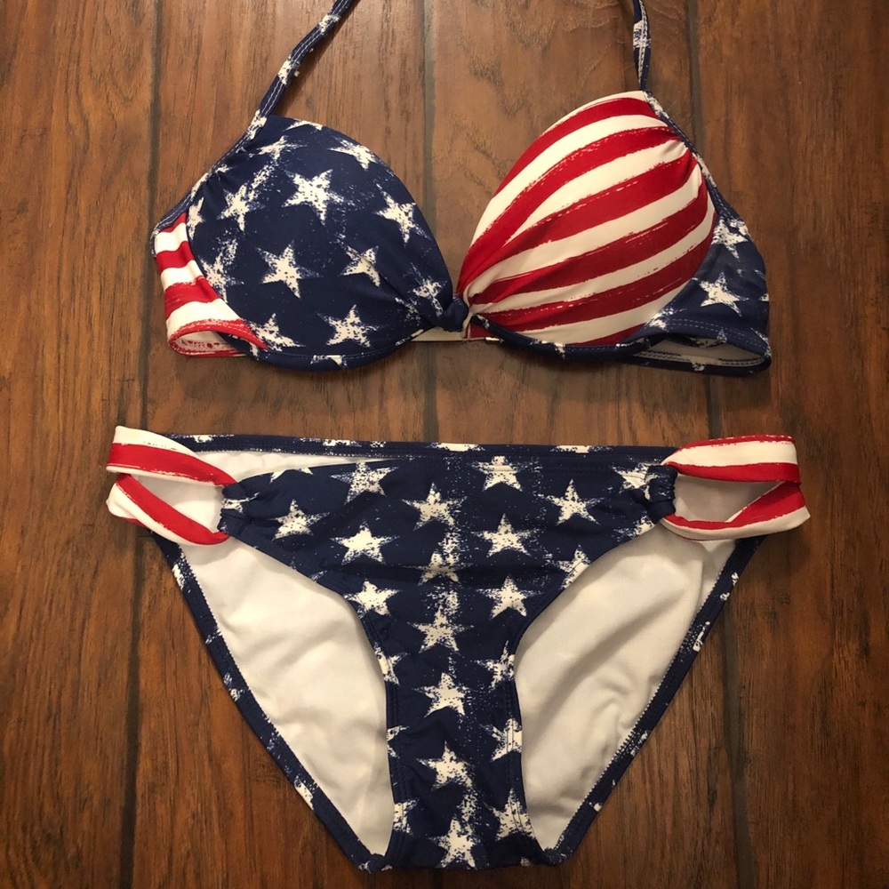 Xhiliration bikini! American Flag!! So cute :)